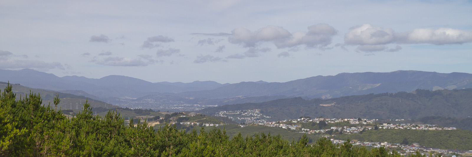 View to the North towards the Tararuas looking North from Belmont Reional Park